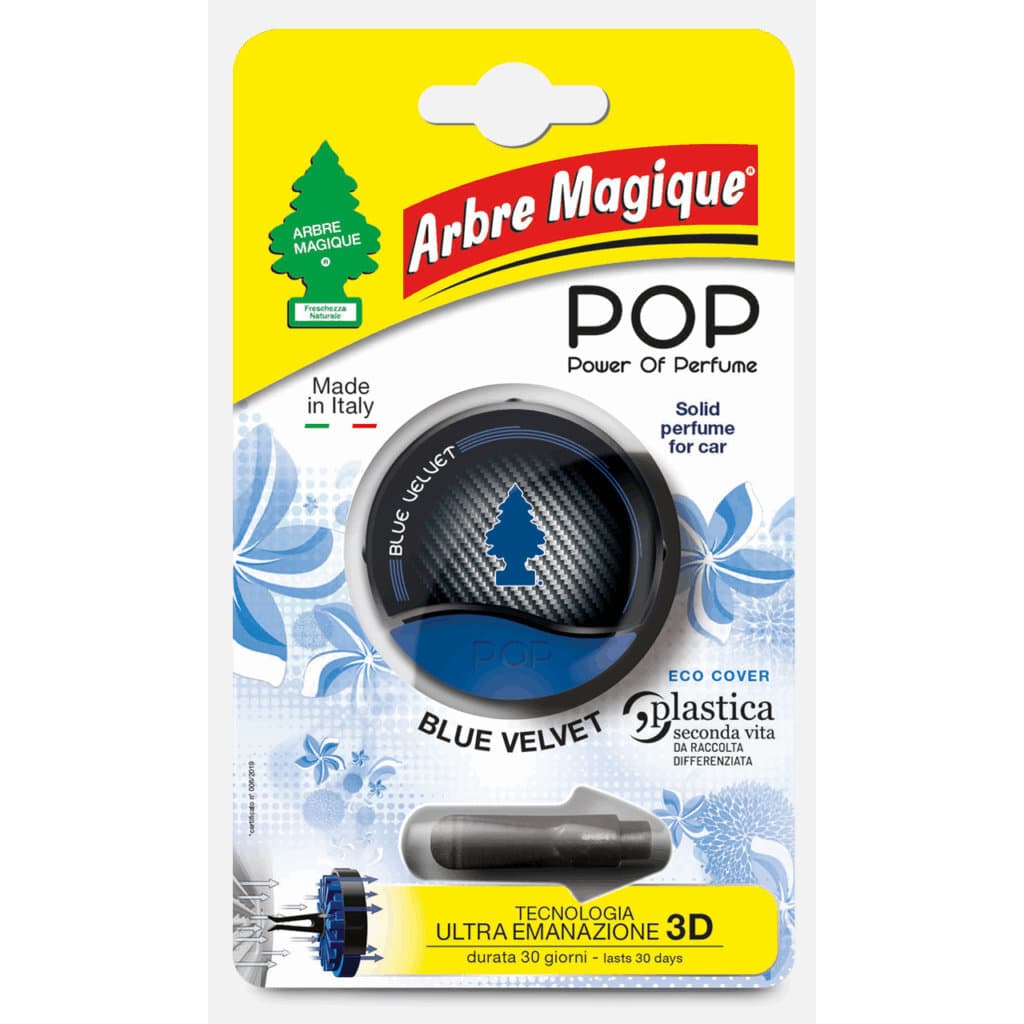 Arbre Magique POP Blue Velvet – автомобилен аромат с пачули и ветивер