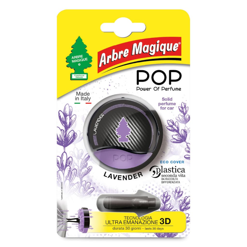 Arbre Magique POP Lavender – автомобилен ароматизатор, предна страна