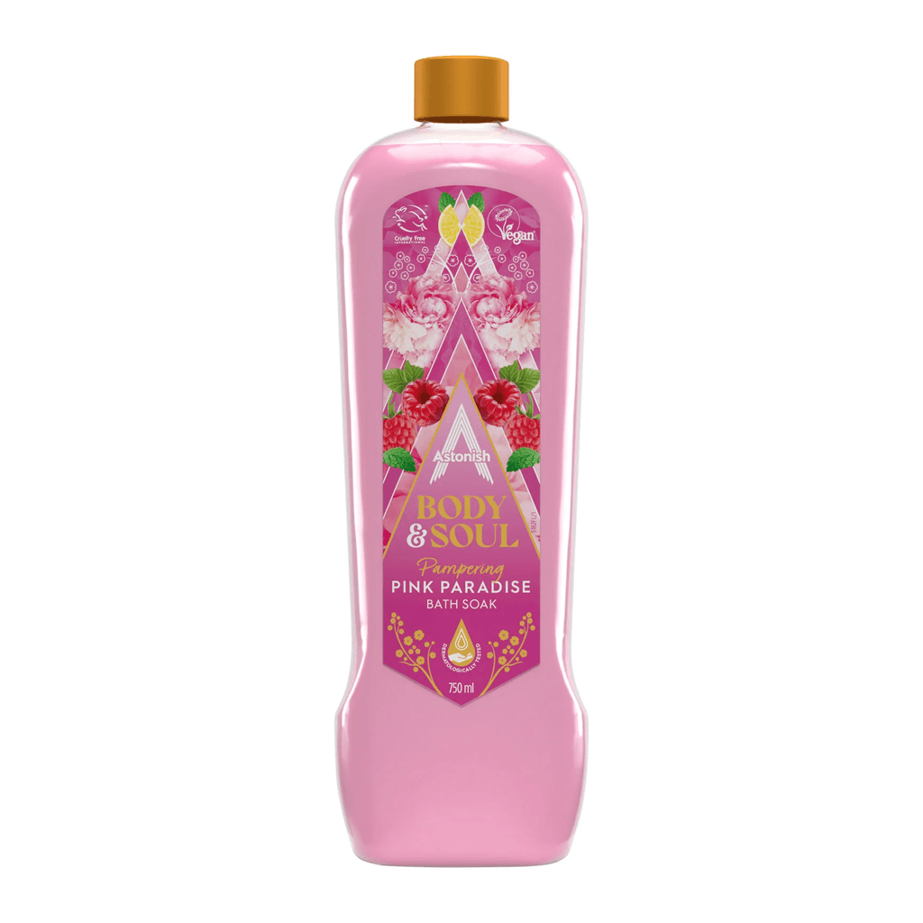 Astonish Bath Soak Pampering Pink Paradise пяна за вана