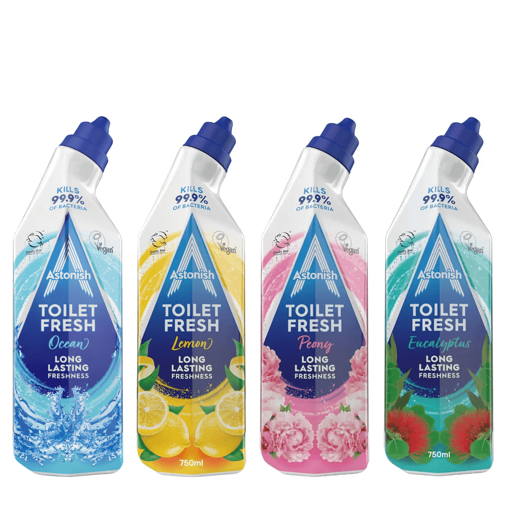 Astonish Toilet Fresh серия гелове за тоалетна различни аромати