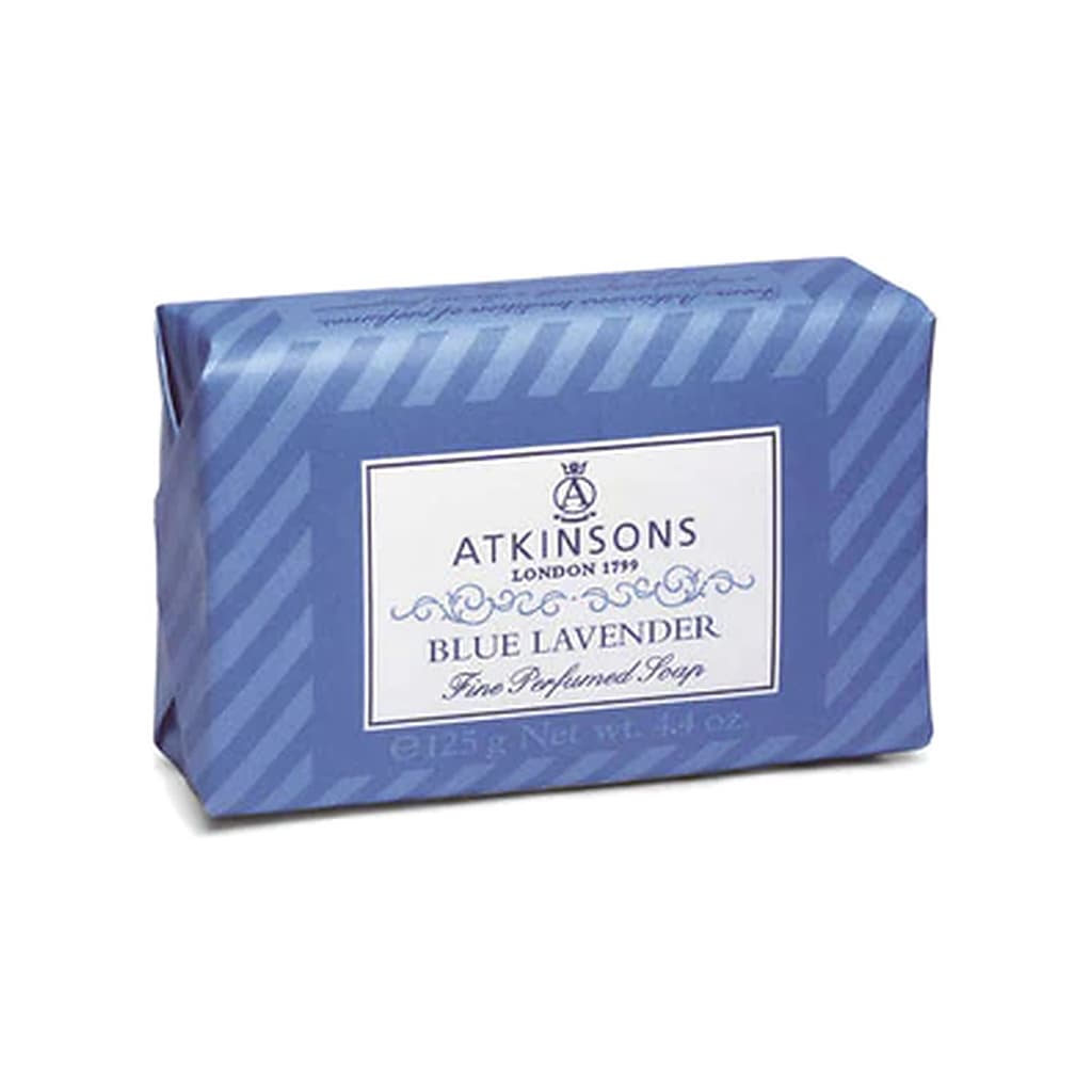 Atkinsons Blue Lavender Fine Perfumed Soap парфюмиран сапун с френска лавандула и пачули 125 г