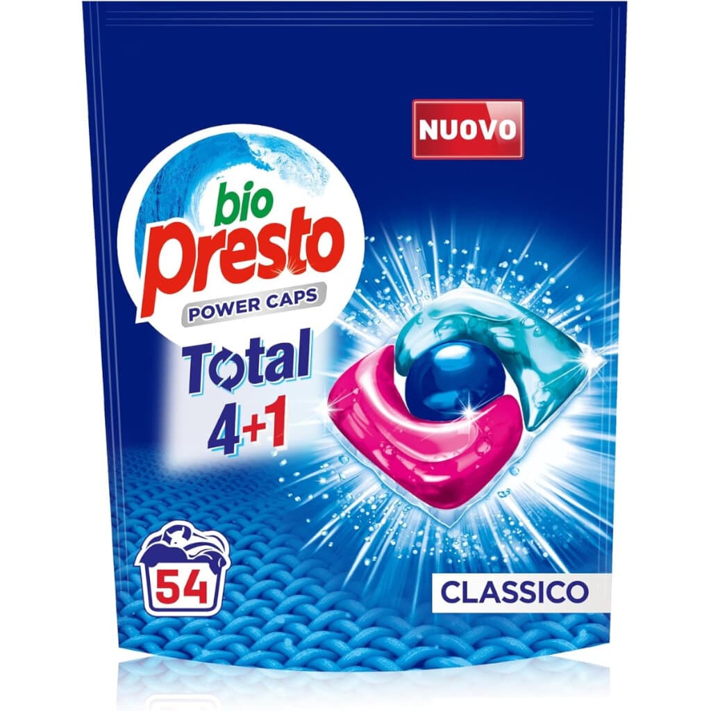 Bio Presto Power Caps Classico – 54 капсули – Преден изглед на опаковката.