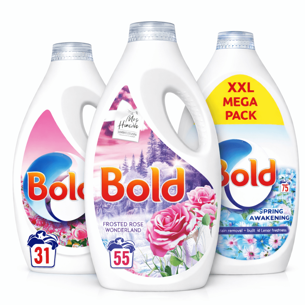 Bold перилни препарати с ексклузивни парфюми