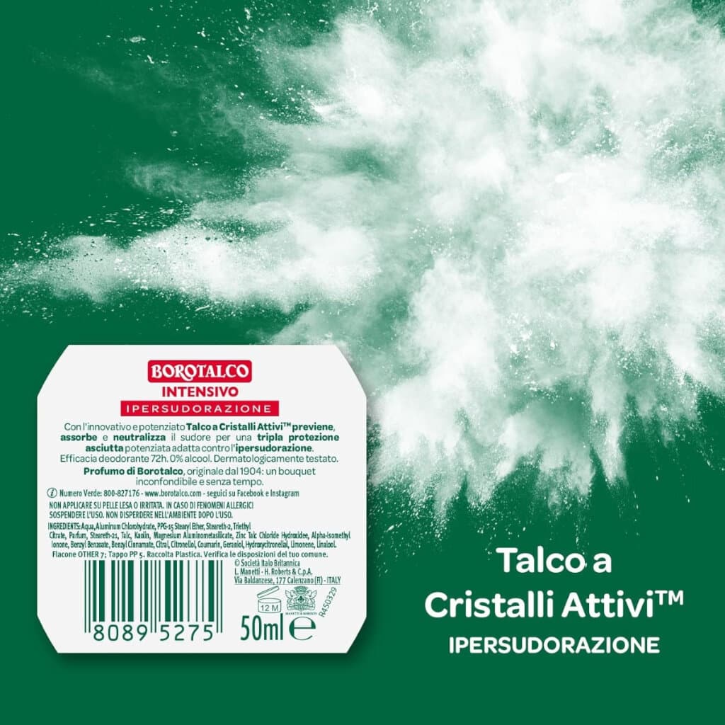"Borotalco Intensivo Roll-On Дезодорант 50 мл – Инструкции за употреба и информация за продукта"
