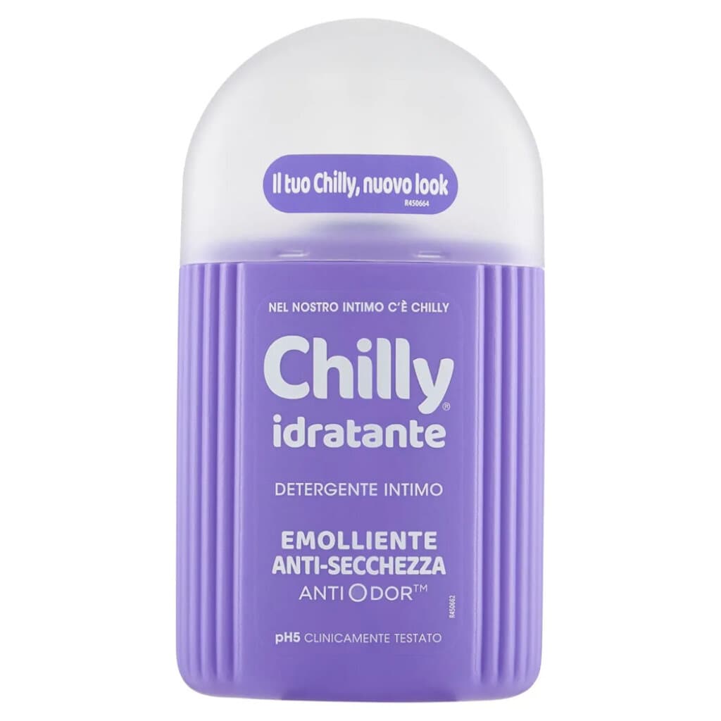 "Chilly Idratante Интимен измиващ гел – бутилка 200 мл, предна страна"