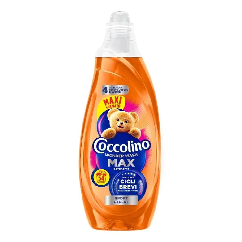 Coccolino Wonder Wash MAX Sport Expert течен препарат за спортни дрехи 2.16 л 54 пранета