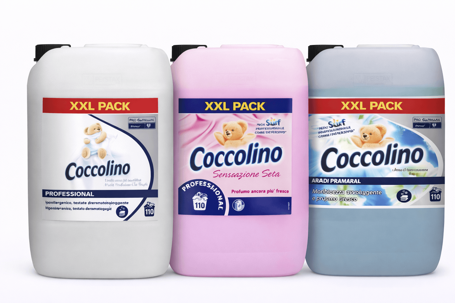 Серия Coccolino Professional – омекотители за интензивна употреба