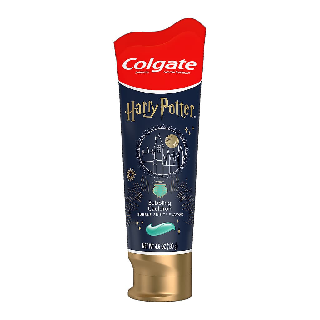 Colgate Kids Harry Potter Bubbling Cauldron детска паста за зъби с флуорид и вкус Bubble Fruit 130 г