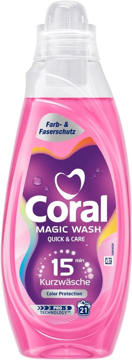 Coral Magic Wash Quick & Care Colour Protection за Цветни Дрехи 21 пр