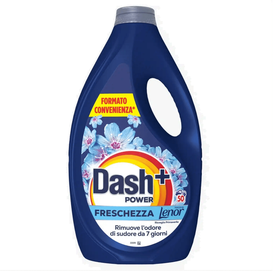 Dash Power + Lenor Spring Awakening – бутилка 2.25 L (50 пранета)