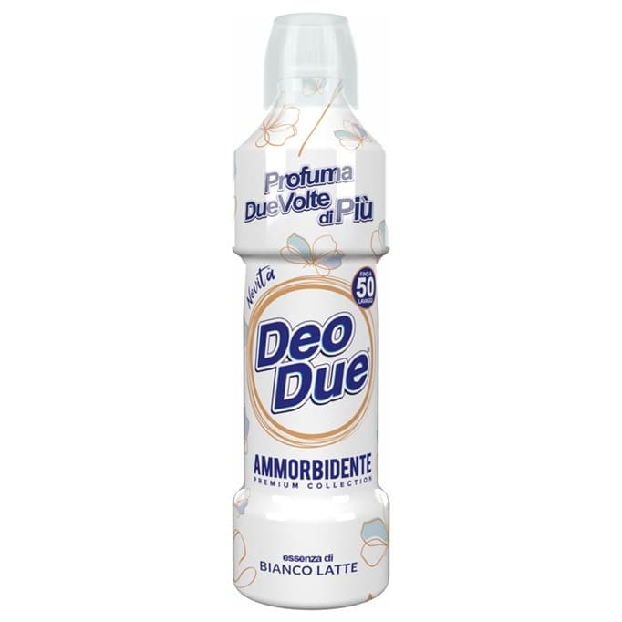 Deo Due Premium Collection Bianco Latte концентриран омекотител с млечно-ванилов аромат 1 л за 50 пранета