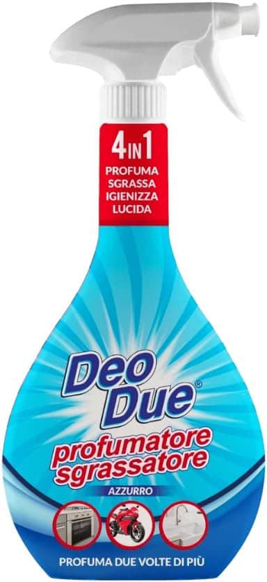 Deo Due Profumatore Sgrassatore Azzurro – предна страна на бутилката