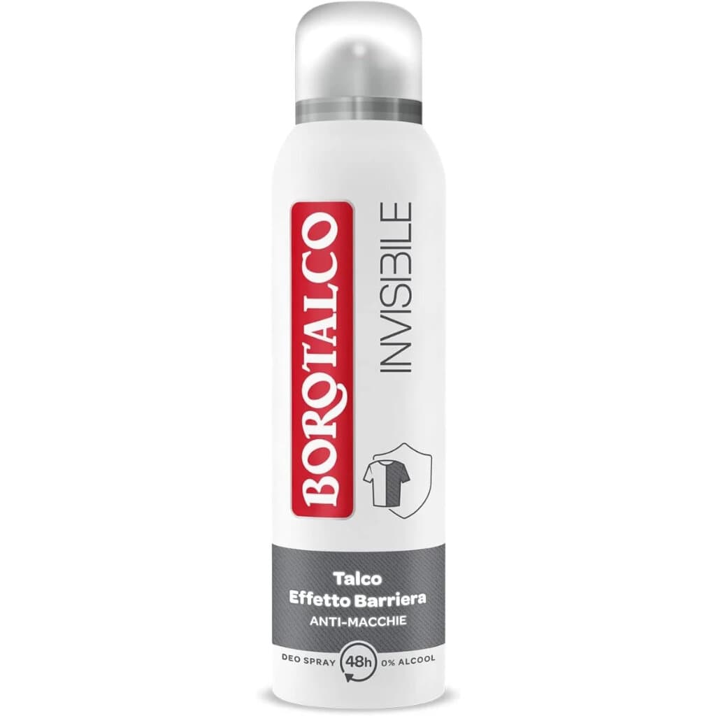 Borotalco Invisible Deodorant Spray 150 мл – Опаковка, предна страна"