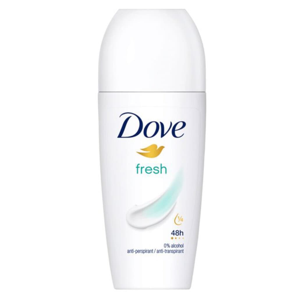 Dove Women Fresh Anti-Perspirant Roll On – опаковка с описание на продукта.