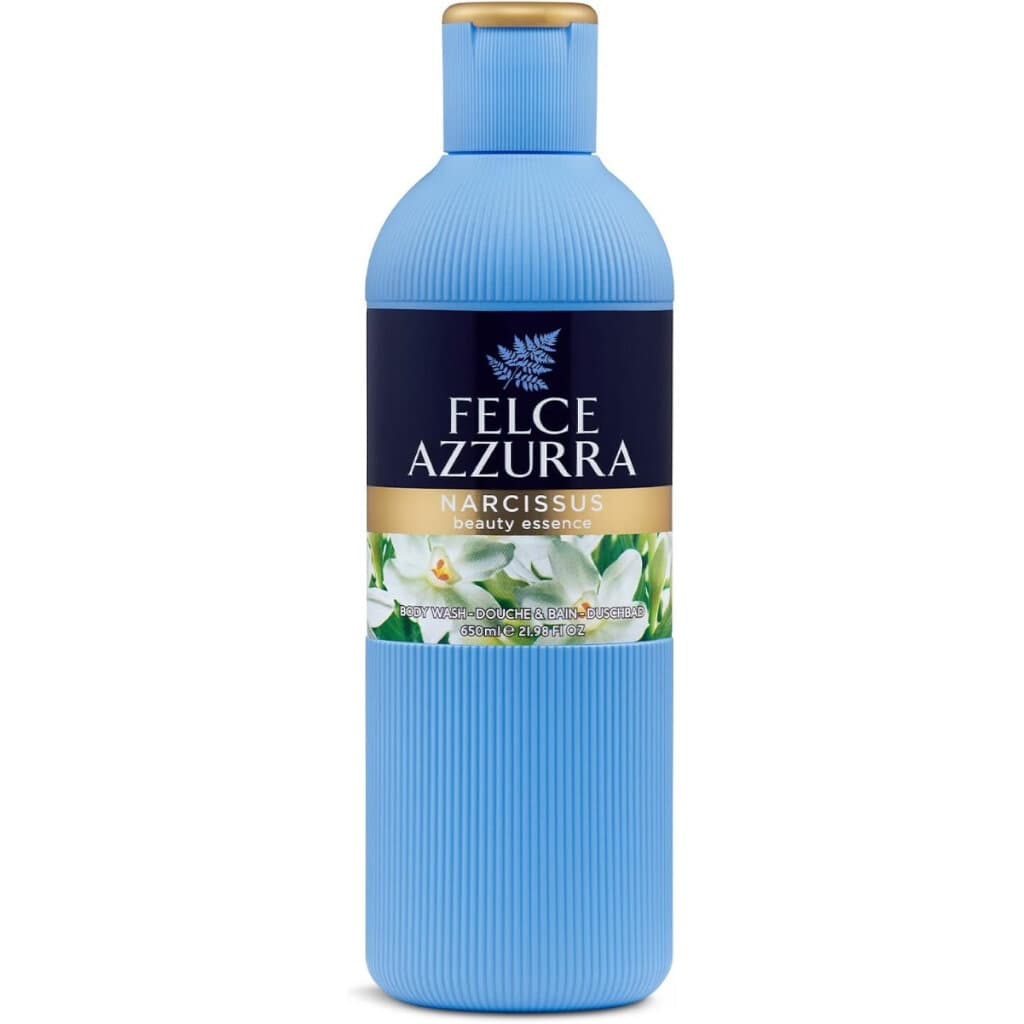 Felce Azzurra Душ гел – Нарцис – 650 мл – Преден изглед на опаковката.