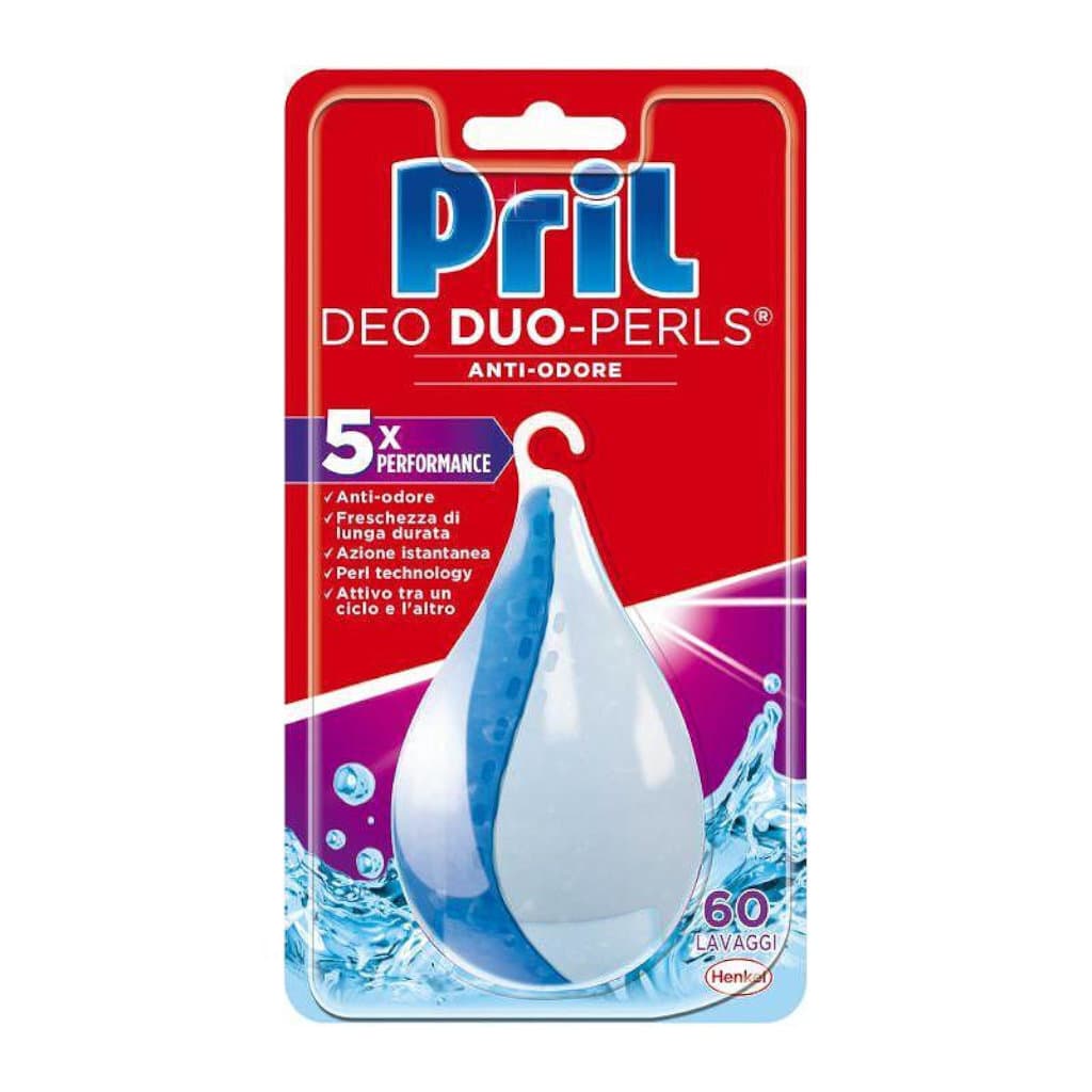 Капсула на Pril Deo Perls Anti-Odore – Ароматизираща Капсула за Съдомиялната Машина, подчертаваща свежия аромат и ефективната формула.
