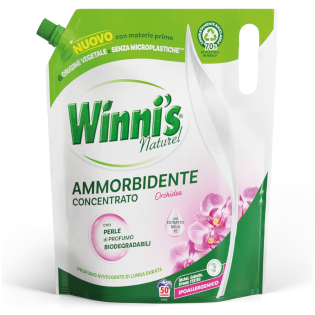 Еко Омекотител Winni's Ammorbidente Ecoformato Orchidea Орхидея 50 пранета