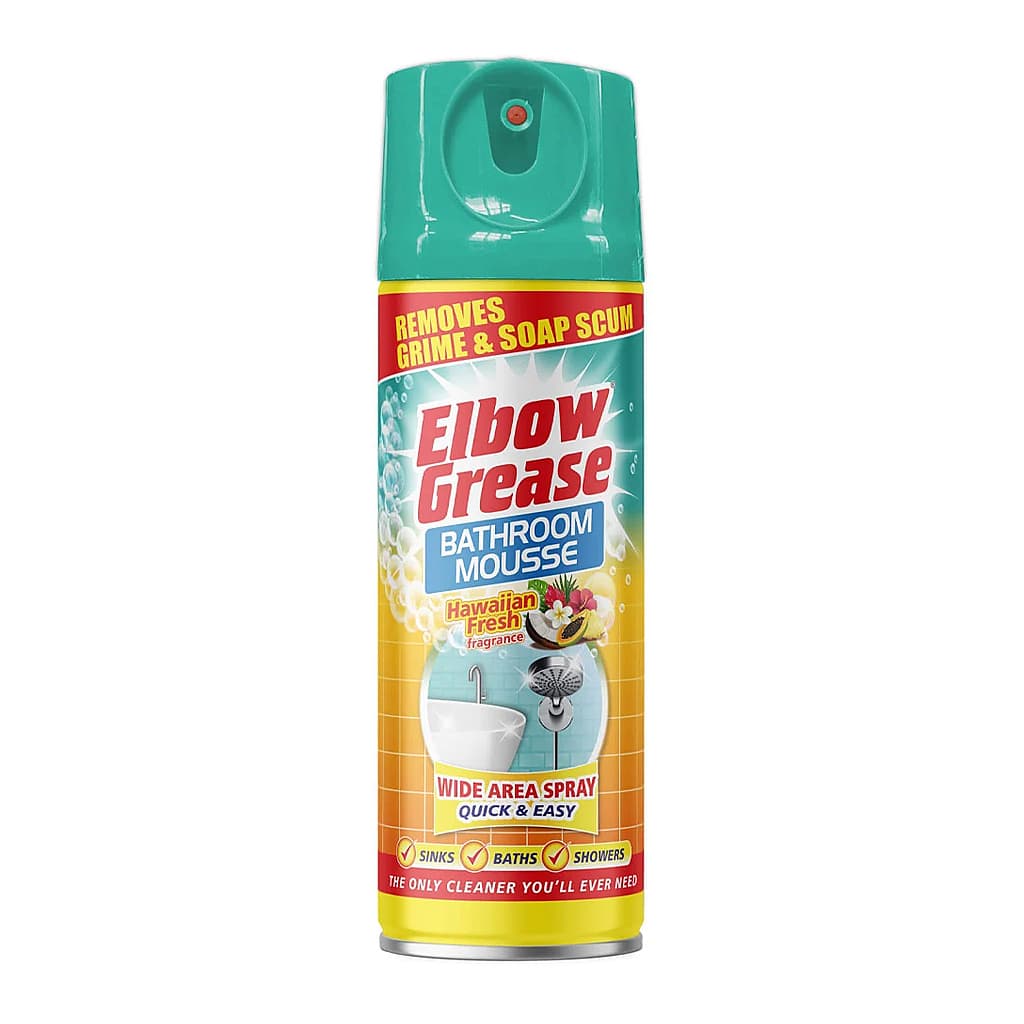 Elbow Grease Bathroom Mousse Hawaiian Fresh почистващ мус за баня с тропически аромат 400 мл