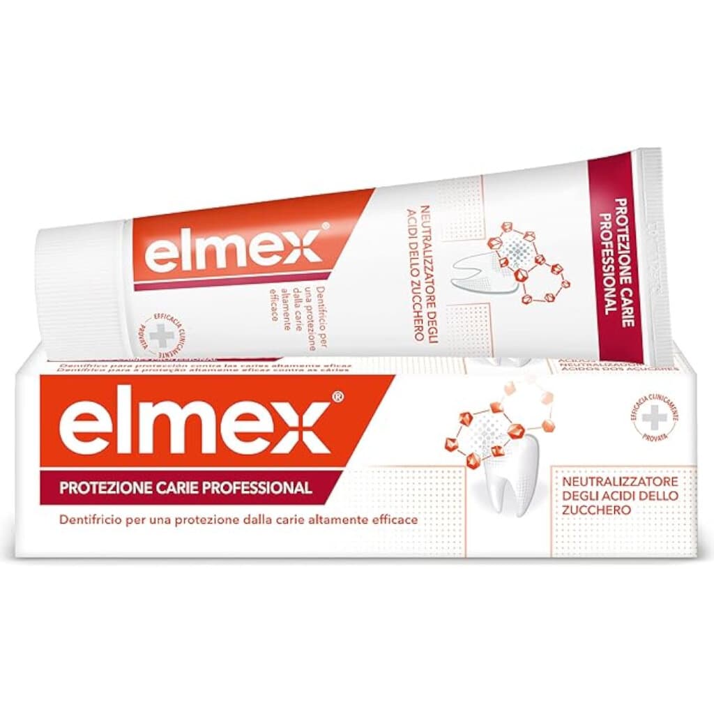 Паста за зъби elmex® Caries Protection Professional – Защита срещу кариес и укрепване на емайла.