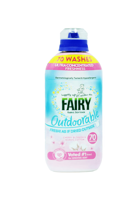 Fairy Outdoorable Cherry Blossom & Nordic Cotton – бутилка предна страна