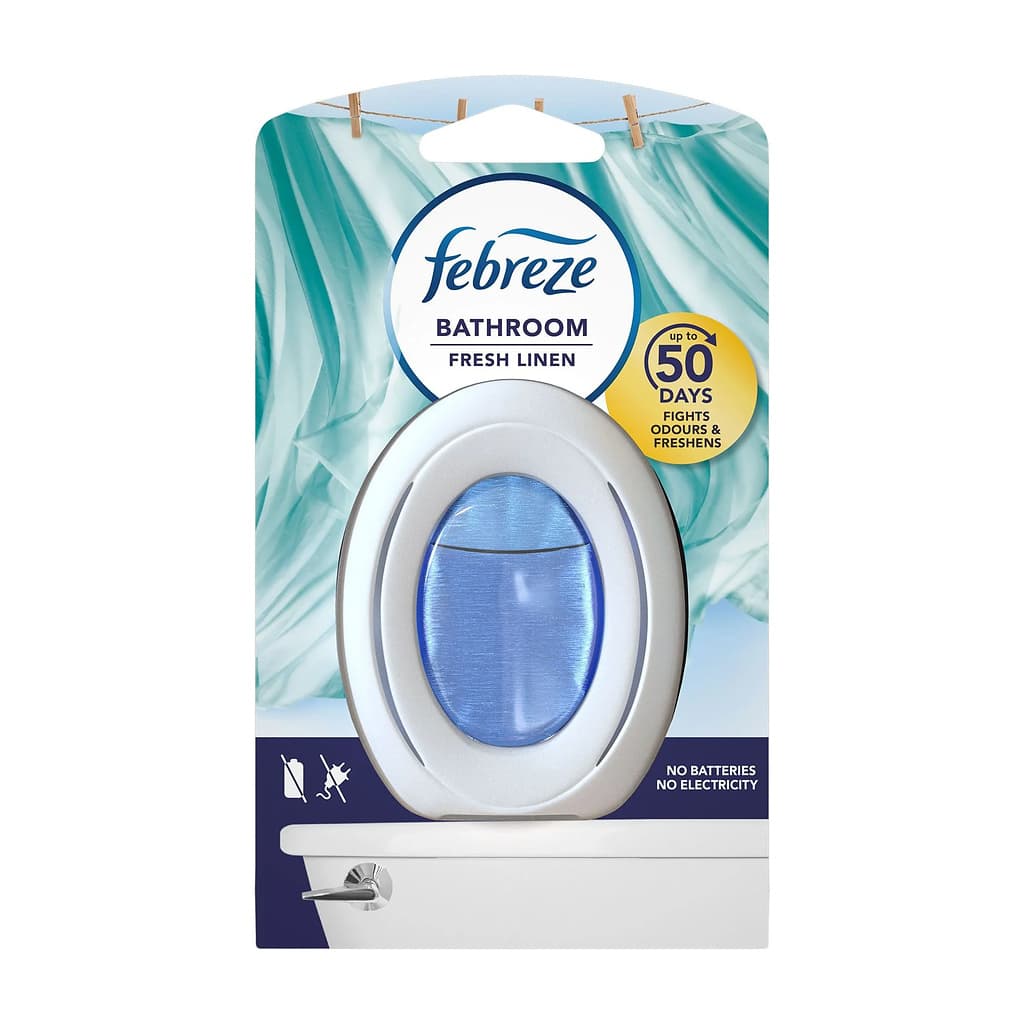 Febreze Bathroom ароматизатор с аромат на чисто пране