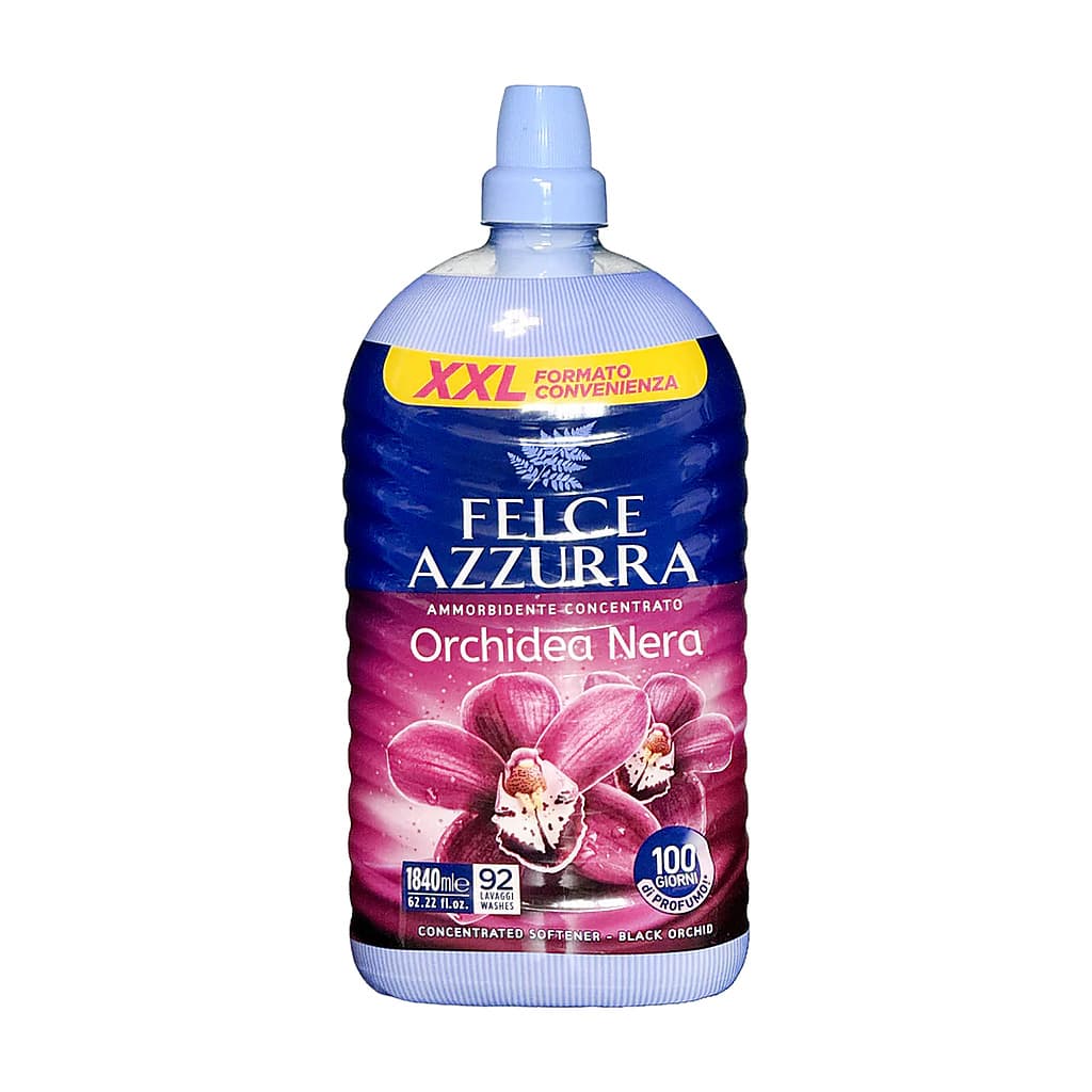 Felce Azzurra Orchidea Nera XXL концентриран омекотител с черна орхидея 1,84 л за 92 пранета
