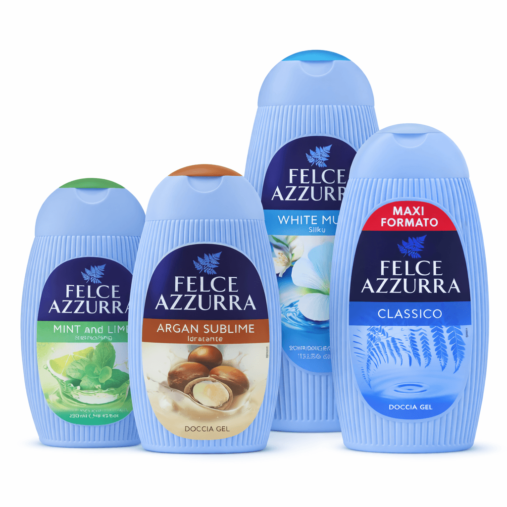 Felce Azzurra душ гел различни аромати и опаковки