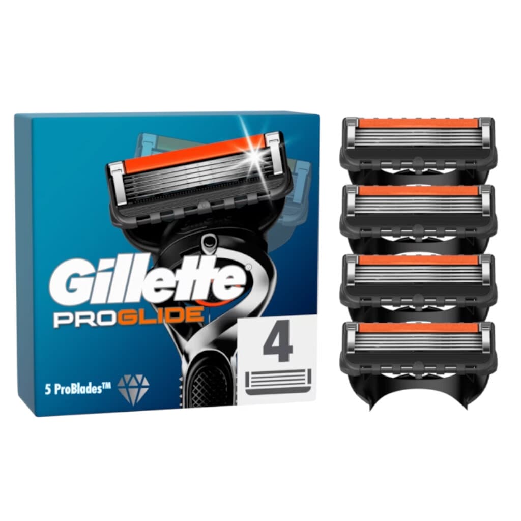 Резервни ножчета Gillette ProGlide Manual – 5 антифрикционни остриета за гладко и дълготрайно бръснене.