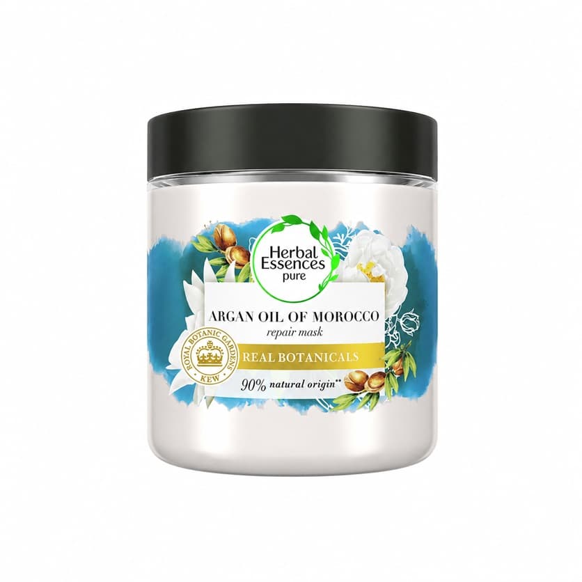 Herbal Essences Pure Argan Oil of Morocco Repair Mask възстановяваща маска за суха и увредена коса с арганово масло 250 мл