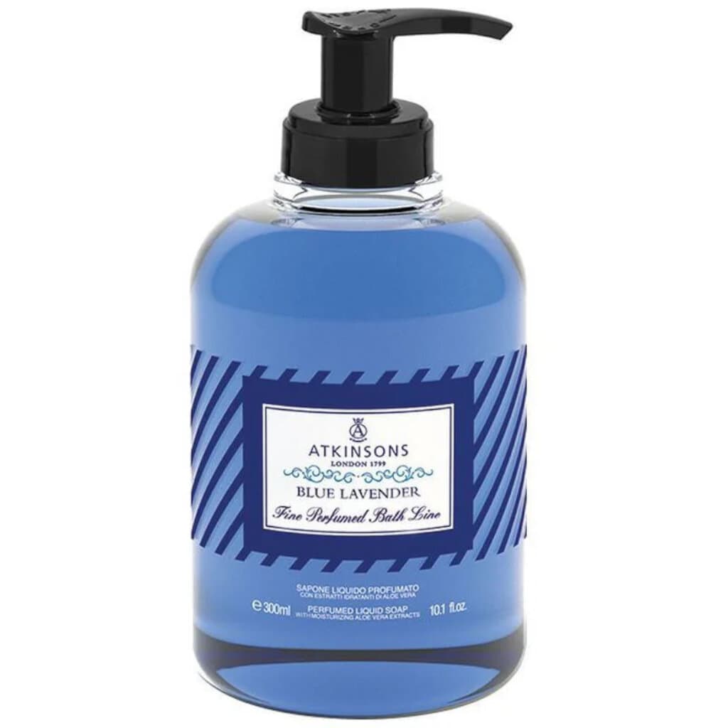Atkinsons Blue Lavender – Течен сапун в елегантна опаковка, 300 мл.