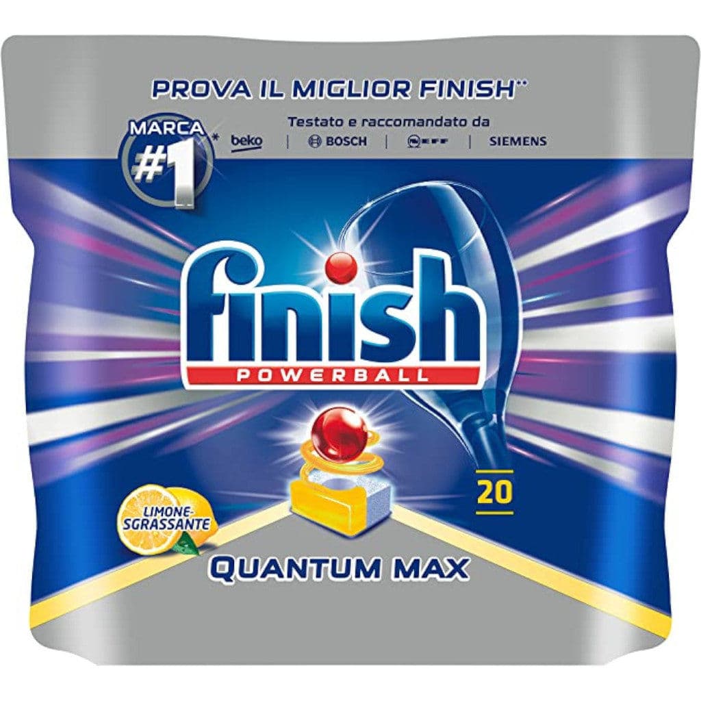 Finish Quantum Max - опаковка с 65 таблетки, показваща предната страна с основна информация.