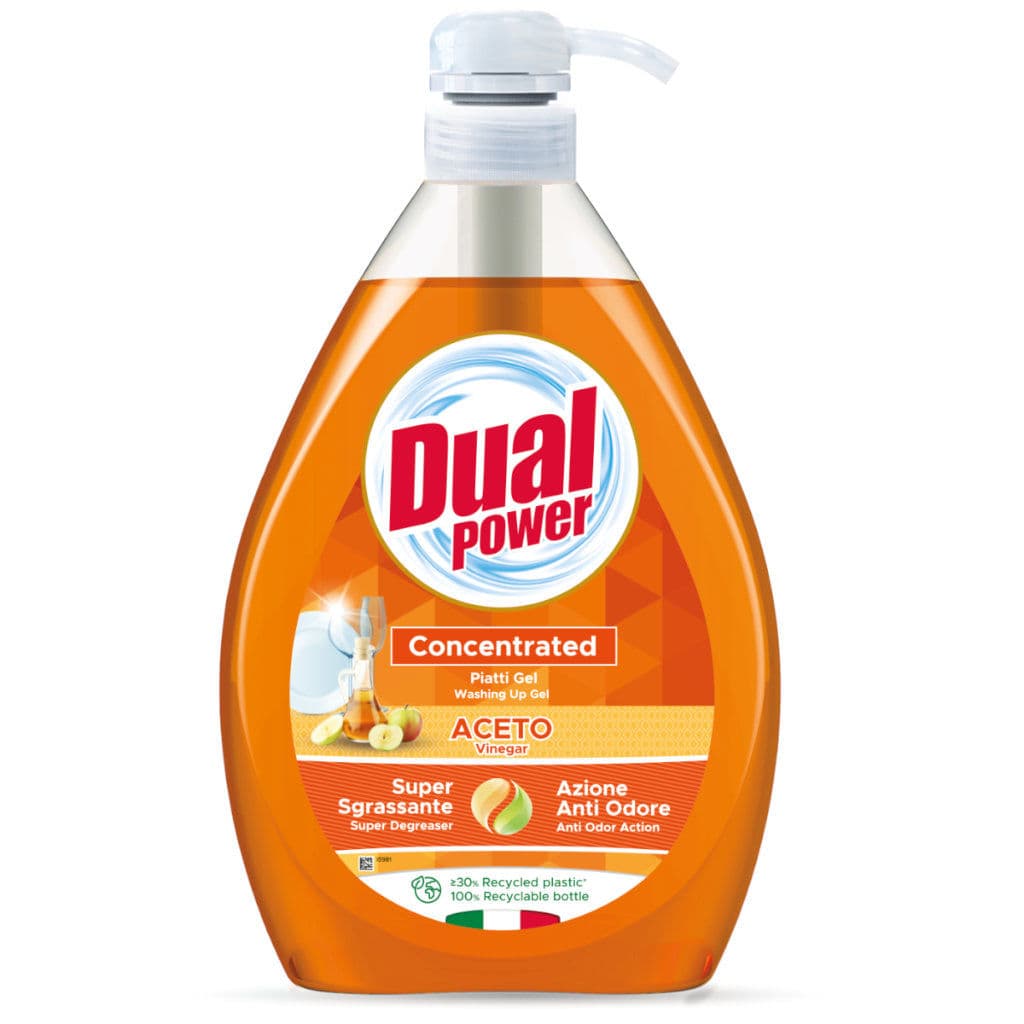 Dual Power Piatti Gel Aceto - опаковка, показваща предната страна с основна информация.