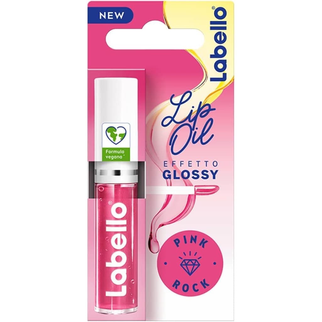 Labello Lip Oil Glossy Pink Rock Луксозно Масло за Устни с Блясък