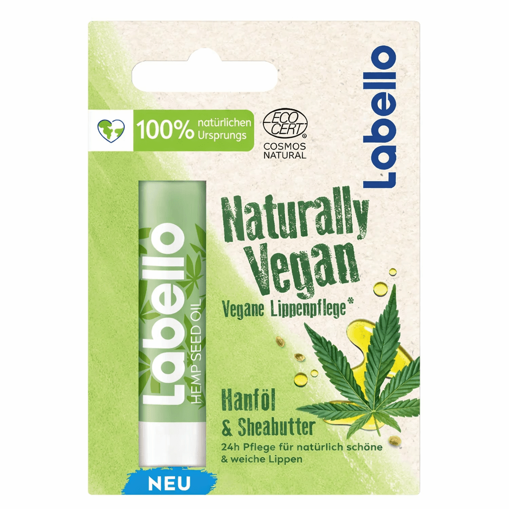 Labello Naturally Vegan Hemp Seed Oil & Shea Butter балсам за устни