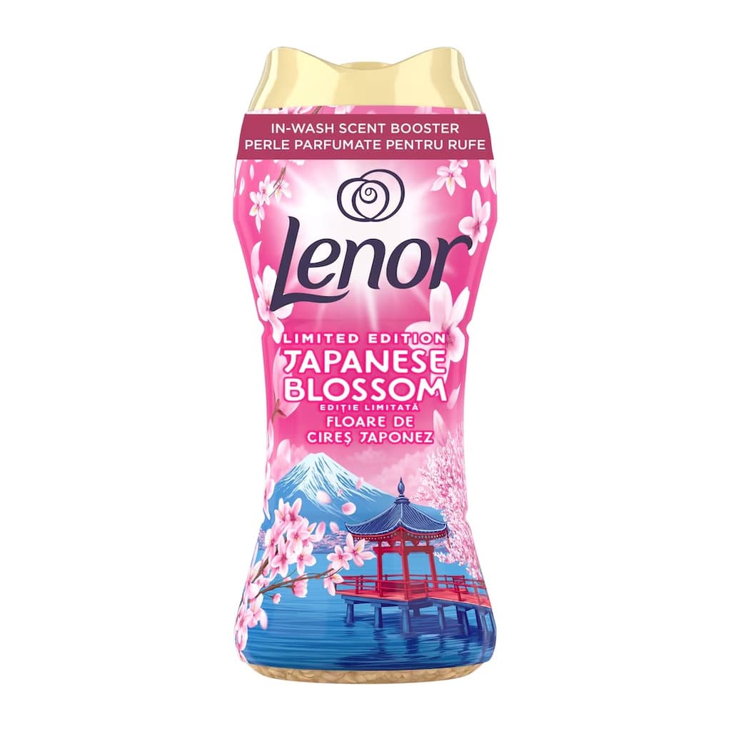 Lenor Japanese Blossom ароматни перли с вдъхновение от японска сакура и цъфтящи череши