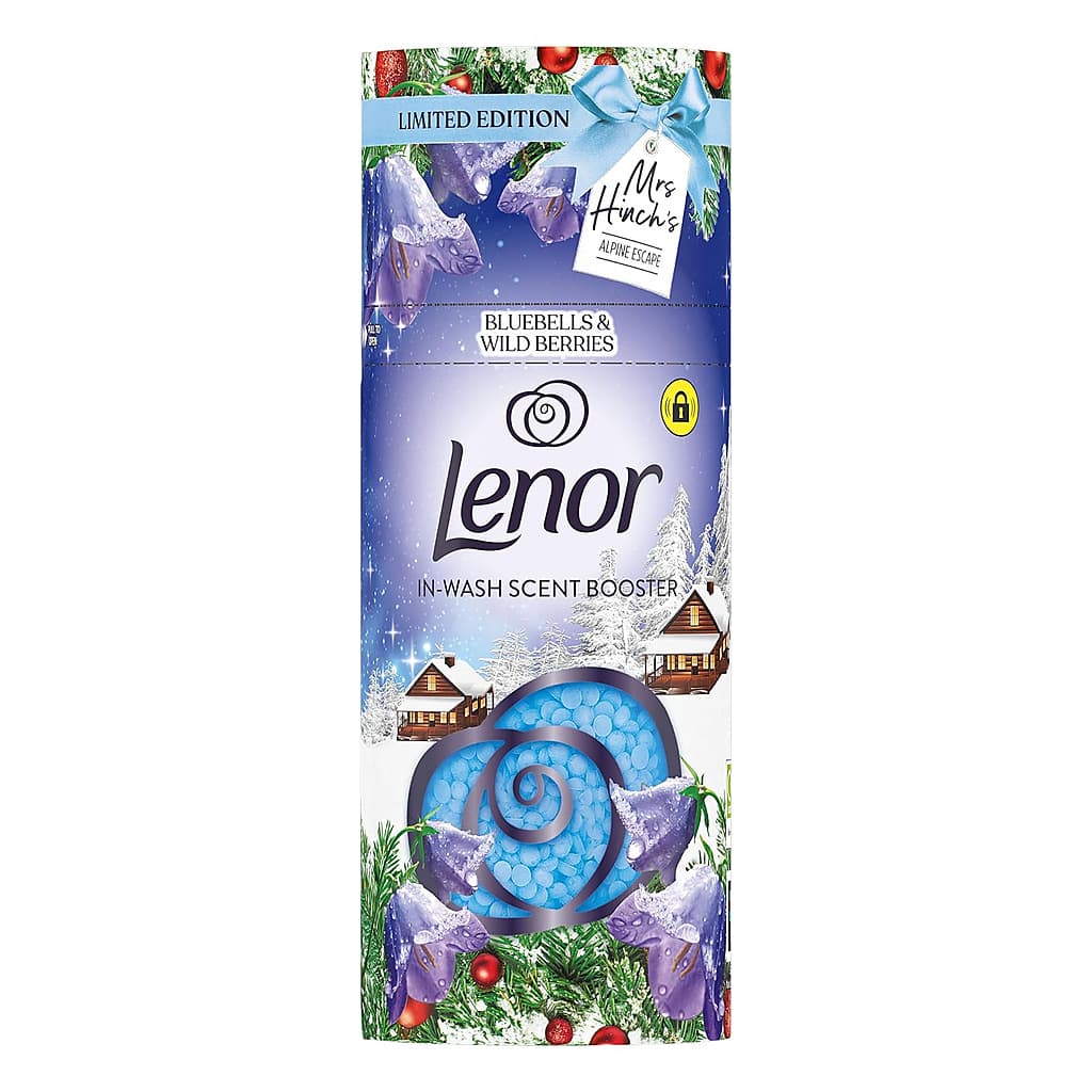 Lenor Mrs Hinch’s Alpine Escape Bluebells & Wild Berries парфюмни перли за пране Limited Edition 275 г