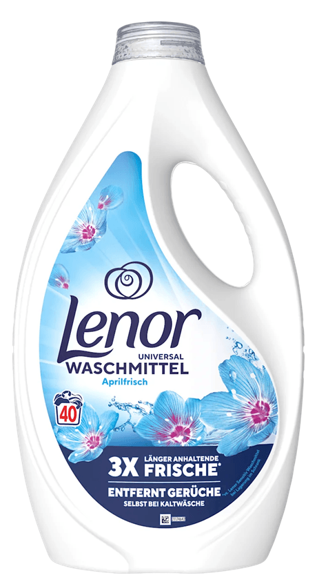 Lenor Universal Waschmittel Aprilfrisch – течен перилен препарат 40 пранета, предна страна