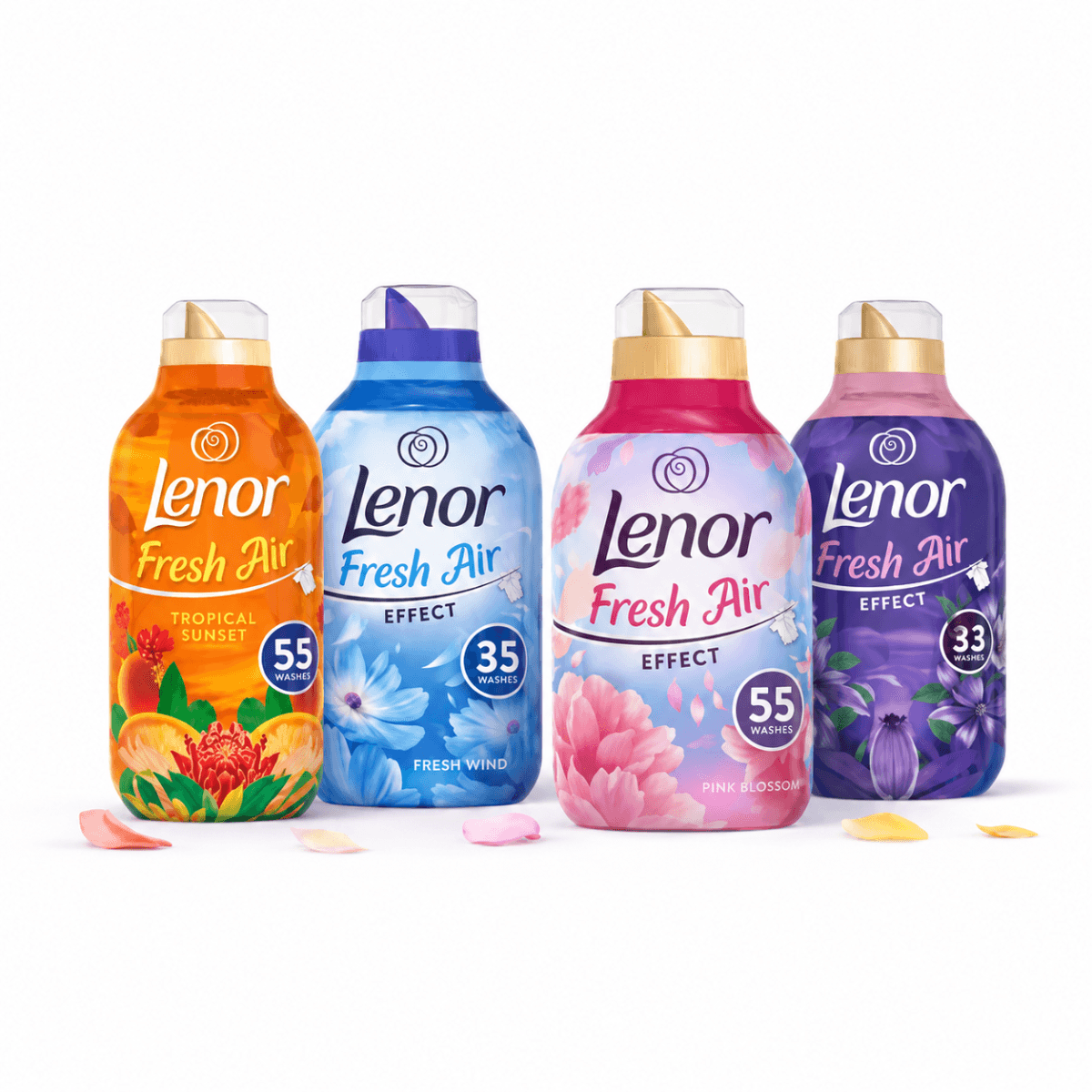 Lenor Fresh Air Effect – серия ултра концентрирани омекотители