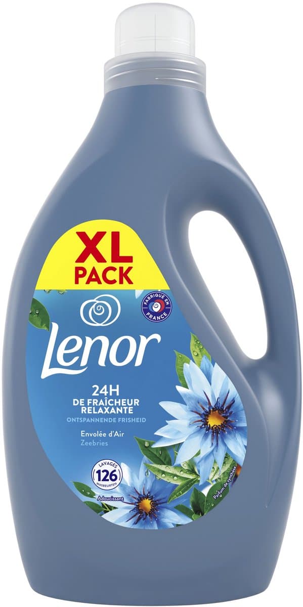 Lenor Envolée d’Air – омекотител 2.65 L (126 пранета), предна страна