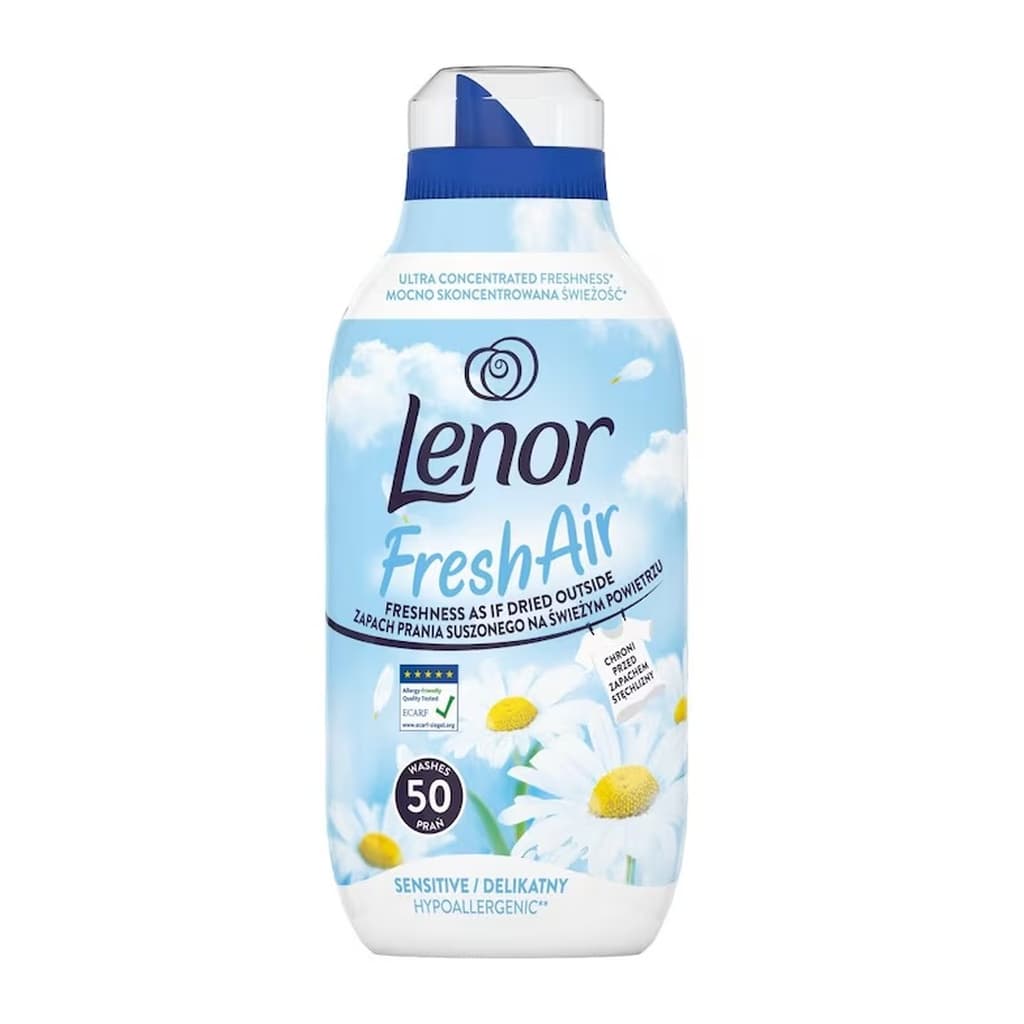 Lenor Fresh Air Sensitive – бутилка 700 мл, 50 пранета