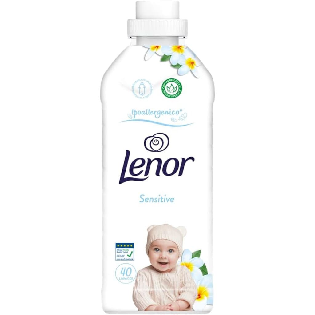 Хипоалергенен омекотител за тъкани Lenor Sensitive – нежен и дерматологично тестван