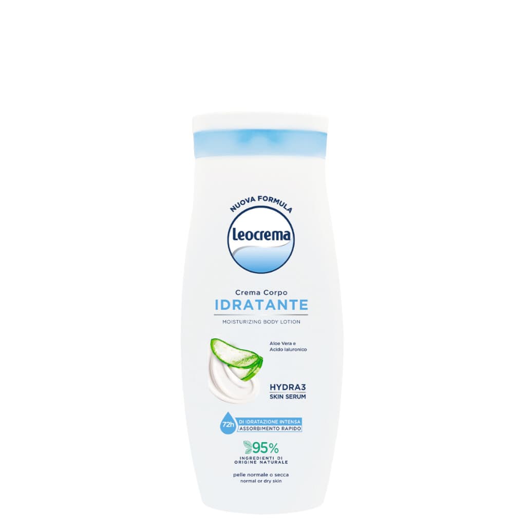 Опаковка на Leocrema Crema Corpo Idratante (250 мл) - предна страна.