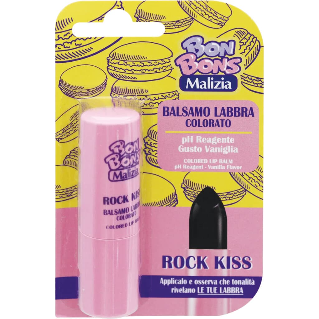 Malizia Bon Bons Rock Kiss Балсам за Устни Ванилия