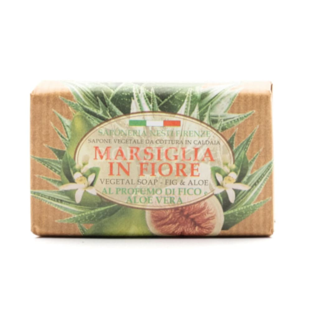 Nesti Dante In Fiore Fig & Aloe Vera Plant-Based Soap в елегантна опаковка, 125 г.