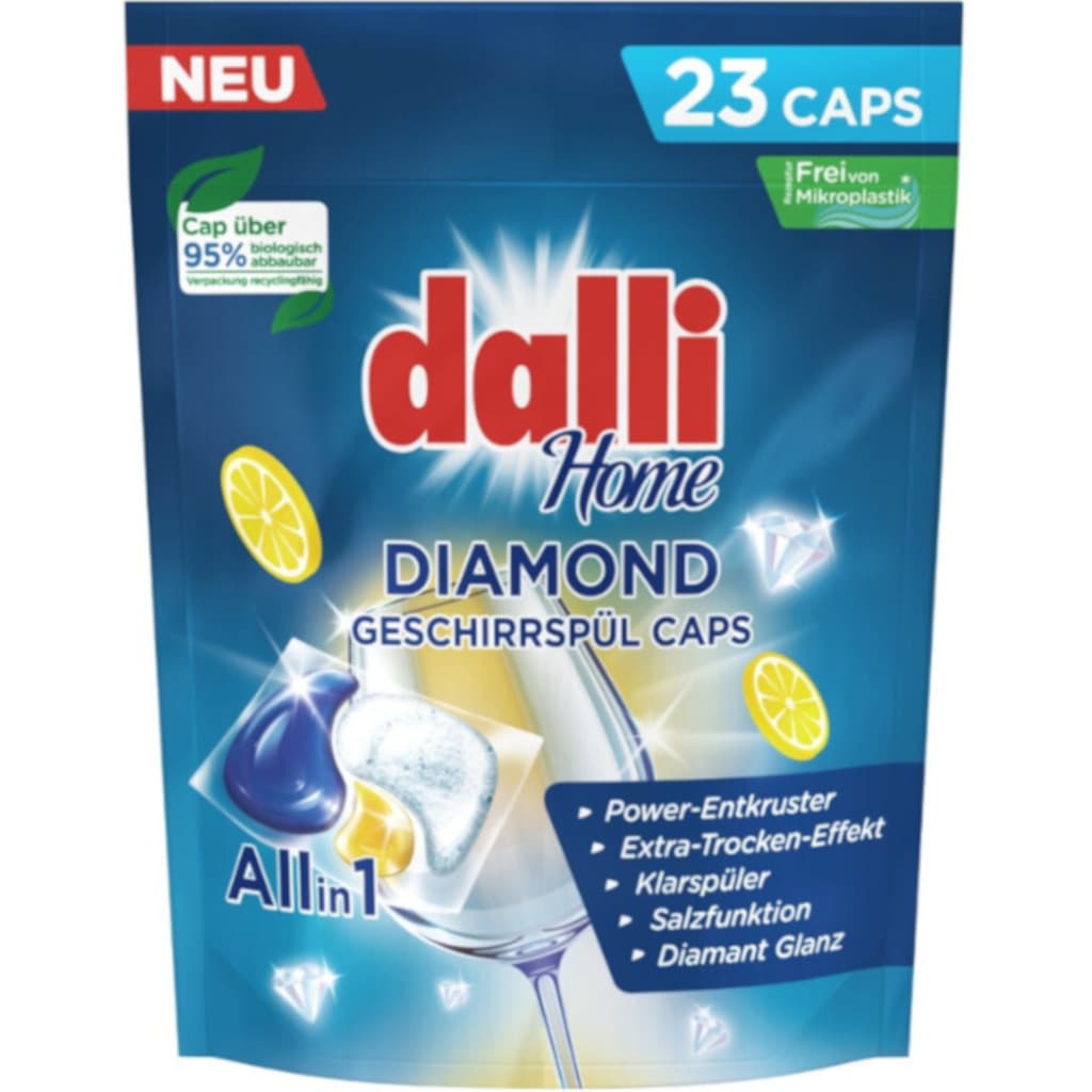 Опаковка на Dalli Diamond All-in-1 Dishwashing Caps
