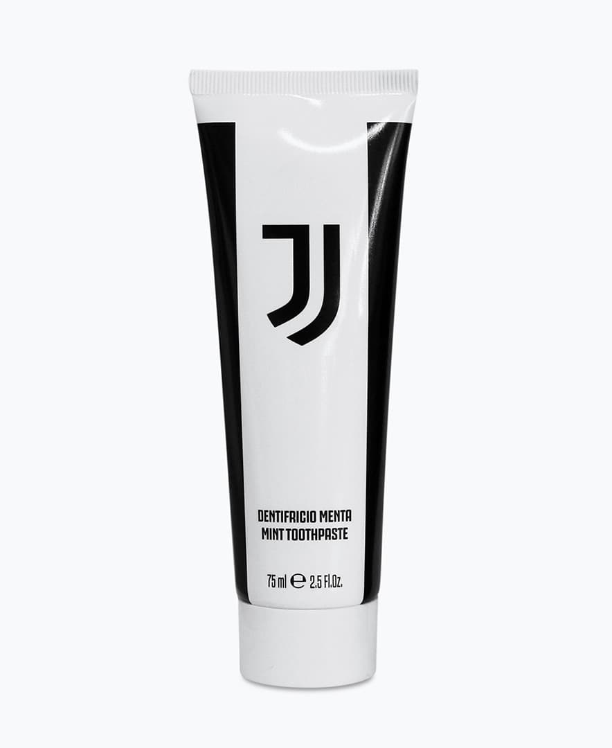 Паста за зъби Juventus от Naturaverde – предна страна с логото на клуба