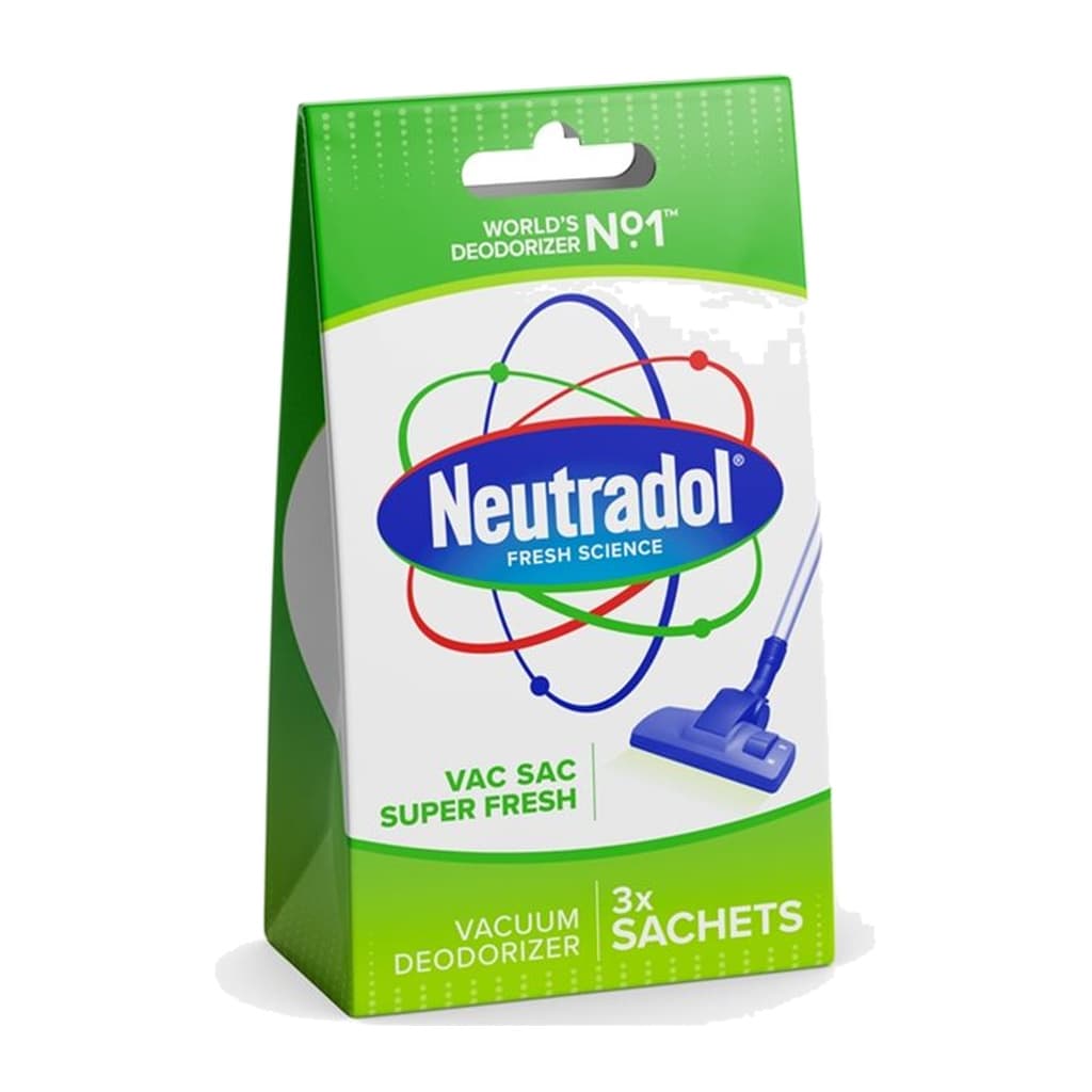 Neutradol Vac Sac Super Fresh неутрализиращи ароматни сашета за прахосмукачка – 3 броя