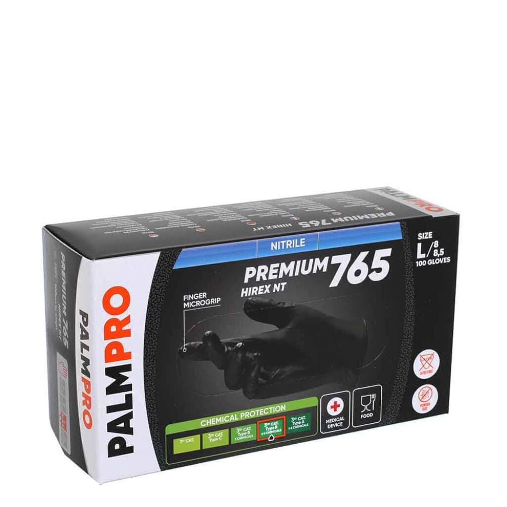 Нитрилни Ръкавици без Талк PalmPro Premium 100 бр - L