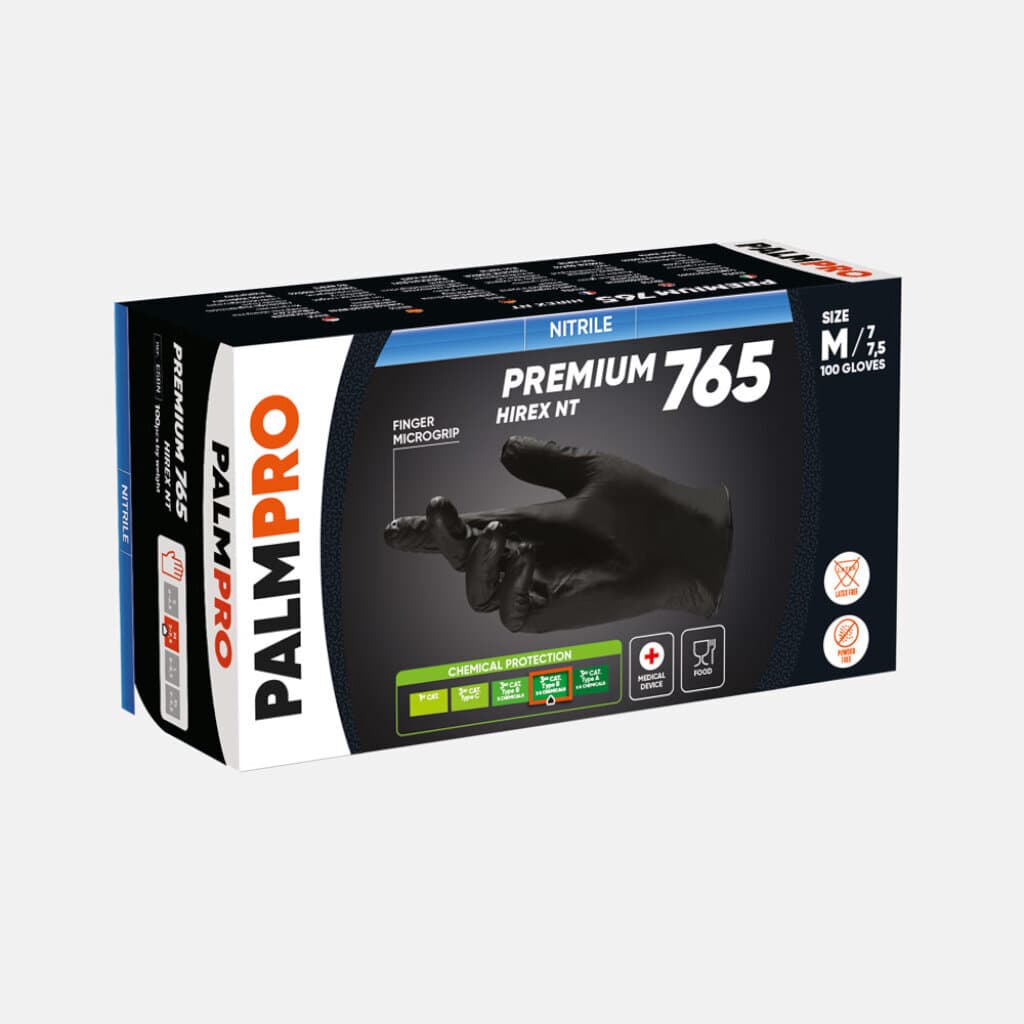 Нитрилни Ръкавици без Талк PalmPro Premium 100 бр - М