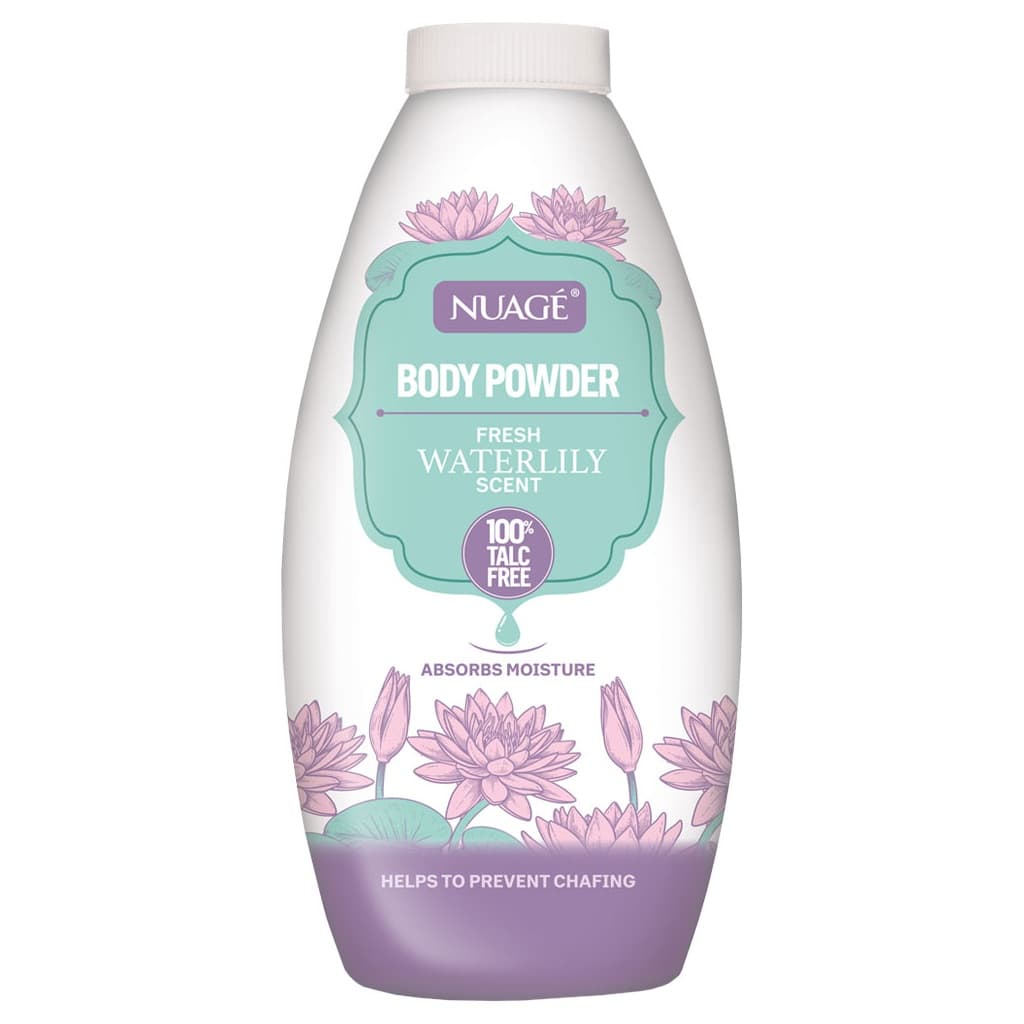 Nuage Body Powder Fresh Waterlily пудра за тяло без талк с аромат на водна лилия 250 г
